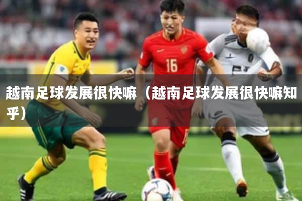 越南足球发展很快嘛（越南足球发展很快嘛知乎）