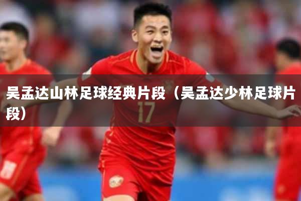 吴孟达山林足球经典片段（吴孟达少林足球片段）