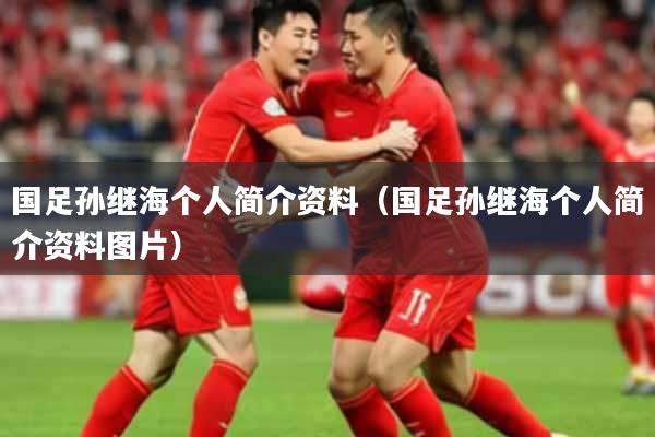 国足孙继海个人简介资料（国足孙继海个人简介资料图片）
